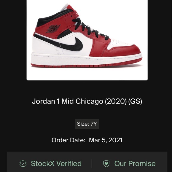 Jordan 1 mid Chicago - Picture 7 of 8